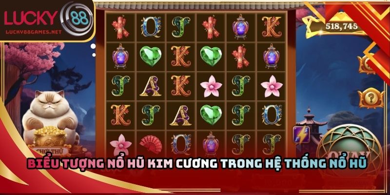 Biểu tượng nổ hũ kim cương trong hệ thống nổ hũ
