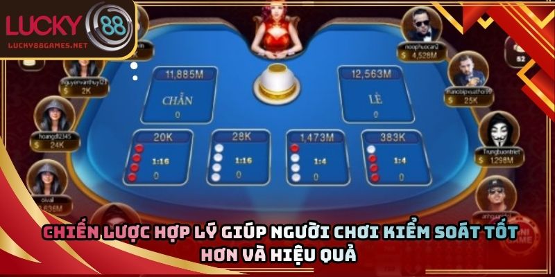 Chiến lược hợp lý giúp người chơi kiểm soát tốt hơn và hiệu quả 
